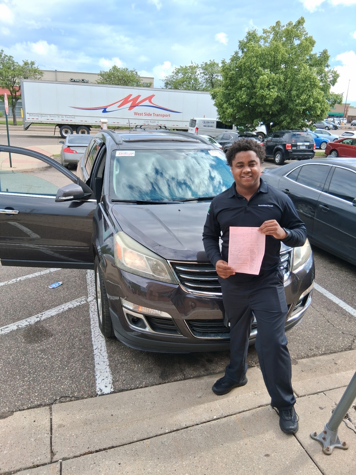 Happy Customer with their Chevy Traverse